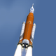 An artist’s rendition of NASA’s Space Launch System. If you think it looks a bit like the Space Shuttle, you’re not wrong. Technology from the now-retired Shuttle mission is being used for the SLS program. (Image: NASA)
